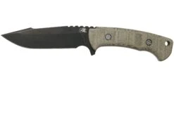 Rick Hinderer Ranch Harpoon Spanto Battle Black Green Micarta Cuchillo De Supervivencia