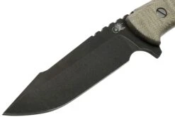 Rick Hinderer Ranch Harpoon Spanto Battle Black Green Micarta Cuchillo De Supervivencia -Victorinox Ventas HRK TRH SPSWBK GM 03 rick hinderer knives