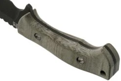 Rick Hinderer Ranch Harpoon Spanto Battle Black Green Micarta Cuchillo De Supervivencia -Victorinox Ventas HRK TRH SPSWBK GM 04 rick hinderer knives