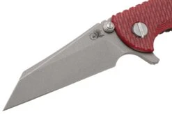 Rick Hinderer XM-18 3" Wharncliffe 20CV Acid Stonewash, Working Finish Red G10, Navaja -Victorinox Ventas HRK XM18 3 WCWFR 03 hinderer