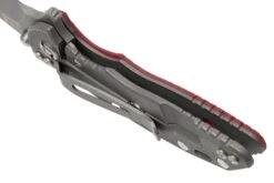 Rick Hinderer XM-18 3" Wharncliffe 20CV Acid Stonewash, Working Finish Red G10, Navaja -Victorinox Ventas HRK XM18 3 WCWFR 05 hinderer