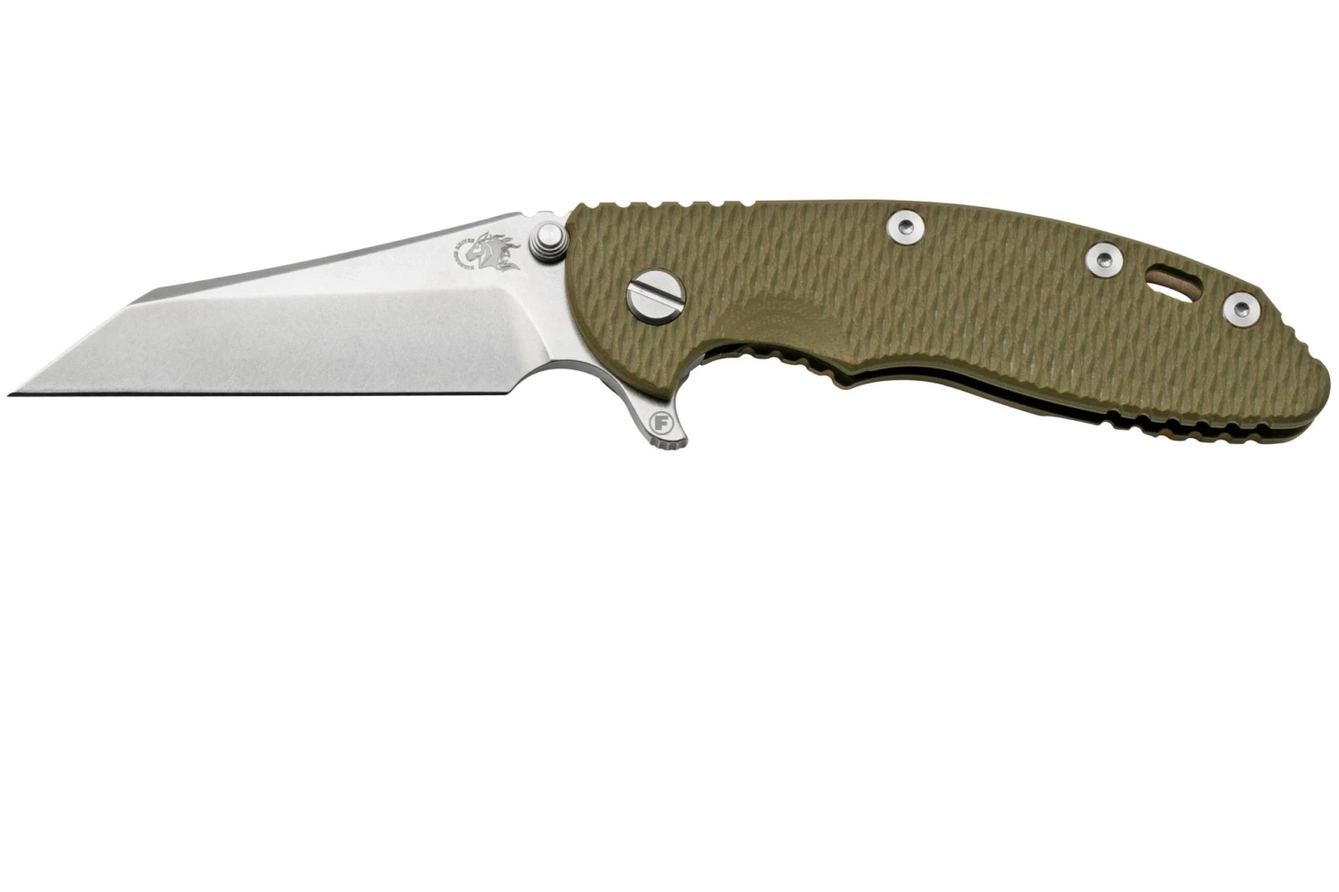 Rick Hinderer XM-18 3.5" Slicer S45VN Fatty Wharncliffe Stonewash Bronze OD Green, Navaja 3 Rick Hinderer XM-18 3.5" Slicer S45VN Fatty Wharncliffe Stonewash Bronze OD Green, Navaja