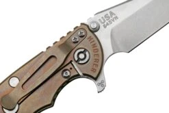 Rick Hinderer XM-18 3.5" Slicer S45VN Fatty Wharncliffe Stonewash Bronze OD Green, Navaja 12 Rick Hinderer XM-18 3.5" Slicer S45VN Fatty Wharncliffe Stonewash Bronze OD Green, Navaja -Victorinox Ventas HRK XM18 35 FW SWG 05 rickhinderer