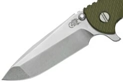 Rick Hinderer XM-18 3.5" Spanto S45VN Stonewash, OD Green G10, CPM S45VN Navaja -Victorinox Ventas HRK XM1835S45 SWOD 03 rickhinderer