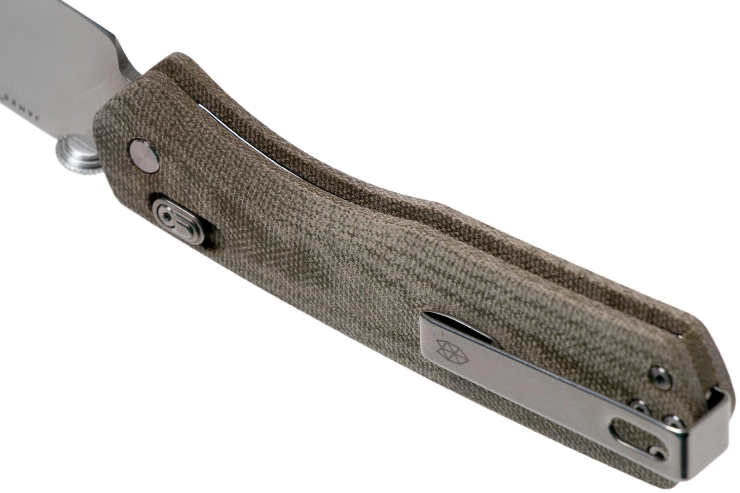 The James Brand The Carter XL, OD Green Micarta, Stainless Navaja JAKN116127-00 7 The James Brand The Carter XL, OD Green Micarta, Stainless Navaja JAKN116127-00 - Imagen 5