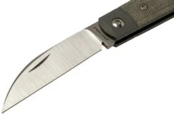 Jack Wolf Laid Back Jack, Green Canvas Micarta LAIDB-01-GRN Navaja Slipjoint -Victorinox Ventas JW LAIDB 01 GRN 03 jackwolf