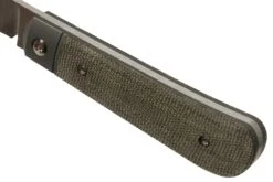 Jack Wolf Laid Back Jack, Green Canvas Micarta LAIDB-01-GRN Navaja Slipjoint -Victorinox Ventas JW LAIDB 01 GRN 05 jackwolf