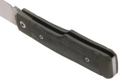 Jack Wolf Sharpshooter Jack, Black Canvas Micarta SHSH-MBK Navaja Slipjoint -Victorinox Ventas JW SHSH MBK 06 jackwolf