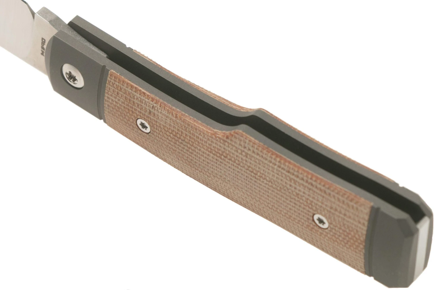 Jack Wolf Sharpshooter Jack, Natural Canvas Micarta SHSH-MNA Navaja Slipjoint 6 Jack Wolf Sharpshooter Jack, Natural Canvas Micarta SHSH-MNA Navaja Slipjoint - Imagen 4