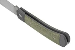 Jack Wolf Venom Jack VEN-01-GRN Canvas Micarta Green, Navaja Slipjoint -Victorinox Ventas JW VEN 01 GRN 04 jackwolf