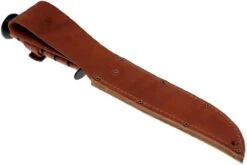 KA-BAR USMC 1218 Parcialmente Dentado Con Mango Y Funda De Cuero -Victorinox Ventas KA1218 07 ka bar ka1218 07