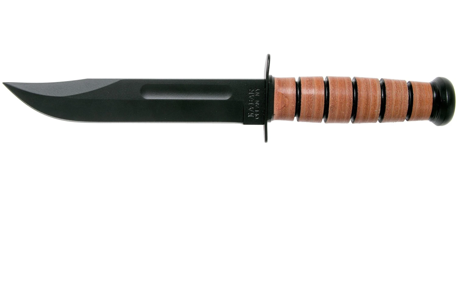 KA-BAR U.S. Army Knife 1220 Cuchillo Fijo, Funda De Cuero 3 KA-BAR U.S. Army Knife 1220 Cuchillo Fijo, Funda De Cuero