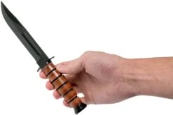 KA-BAR Short 1251, Cuchillo Fijo, Funda De Cuero -Victorinox Ventas KA1251 06 ka bar