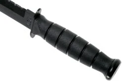 KA-BAR Short Tanto 1255 Parcialmente Dentado, Funda De Cuero -Victorinox Ventas KA1255 04 ka bar