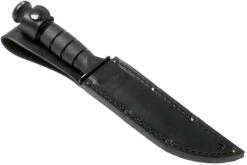 KA-BAR Short 1256, Cuchillo Fijo, Funda De Cuero -Victorinox Ventas KA1256 07 ka bar