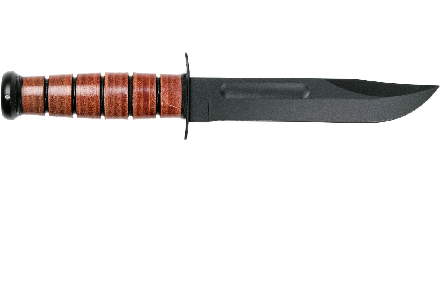KA-BAR Single Mark 1320 Plain Edge, Cuero, Funda De Cuero 4 KA-BAR Single Mark 1320 Plain Edge, Cuero, Funda De Cuero - Imagen 2