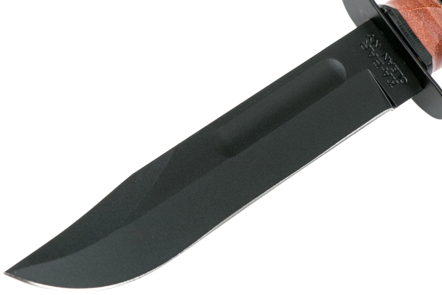 KA-BAR Single Mark 1320 Plain Edge, Cuero, Funda De Cuero 5 KA-BAR Single Mark 1320 Plain Edge, Cuero, Funda De Cuero - Imagen 3
