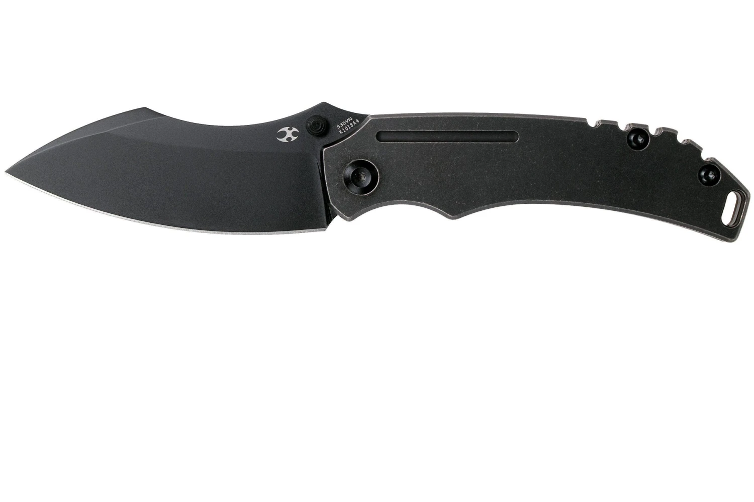 Kansept Pelican EDC K1018A4 Sheepsfoot, Black Titanium, Kmaxrom Design 3 Kansept Pelican EDC K1018A4 Sheepsfoot, Black Titanium, Kmaxrom Design