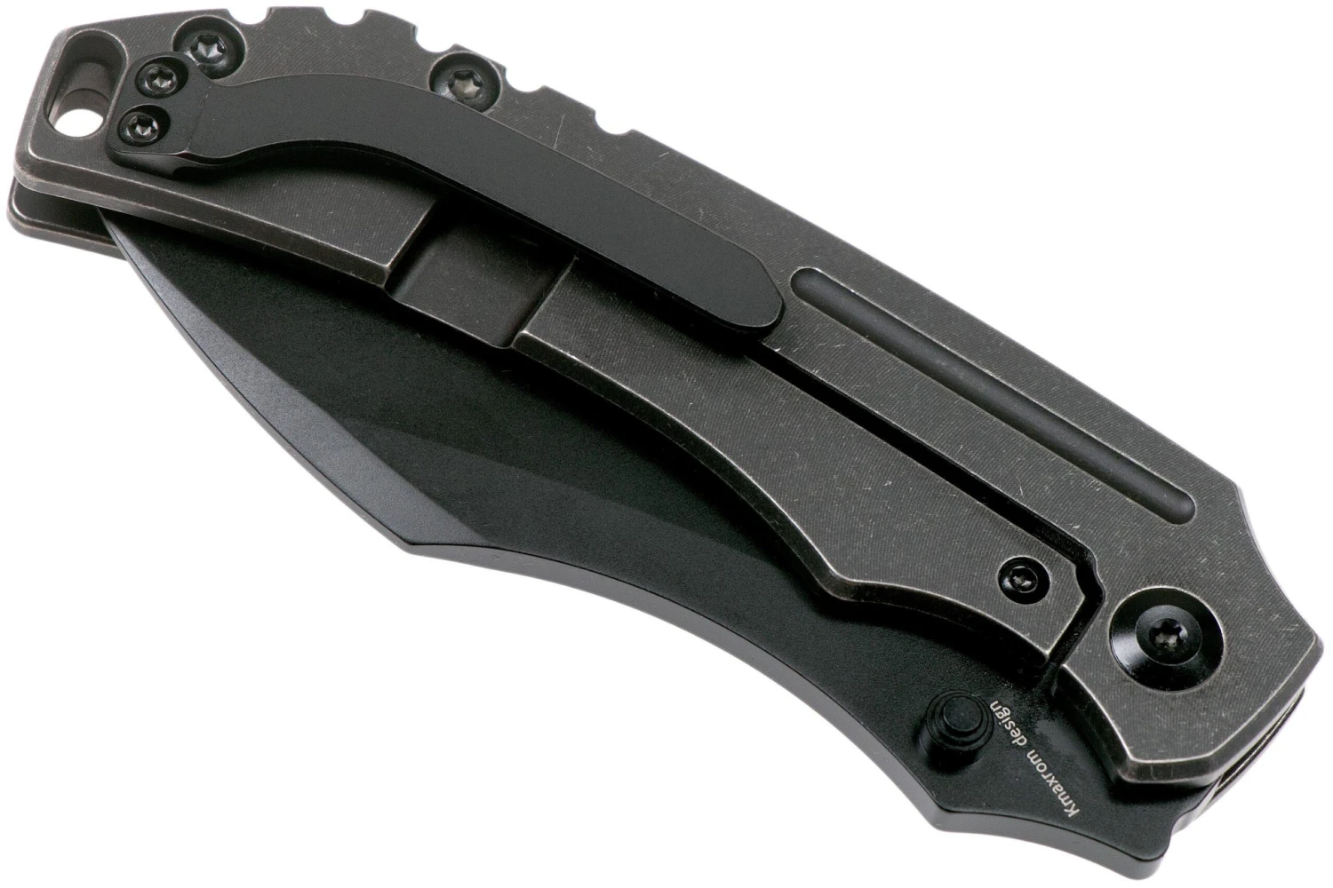 Kansept Pelican EDC K1018A4 Sheepsfoot, Black Titanium, Kmaxrom Design 6 Kansept Pelican EDC K1018A4 Sheepsfoot, Black Titanium, Kmaxrom Design - Imagen 4