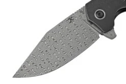 Kansept Entity K1036B3 Damascus, Black Titanium Navaja, Diseño Nalu Knives -Victorinox Ventas KSK1036B3 03 kansept