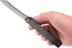 Higonokami Navaja 9,2 Cm HIGO05BL, Acero Al Carbono, Negro 15 Higonokami Navaja 9,2 Cm HIGO05BL, Acero Al Carbono, Negro -Victorinox Ventas KT HIGO05BL 07 higonokami kt higo05bl 07