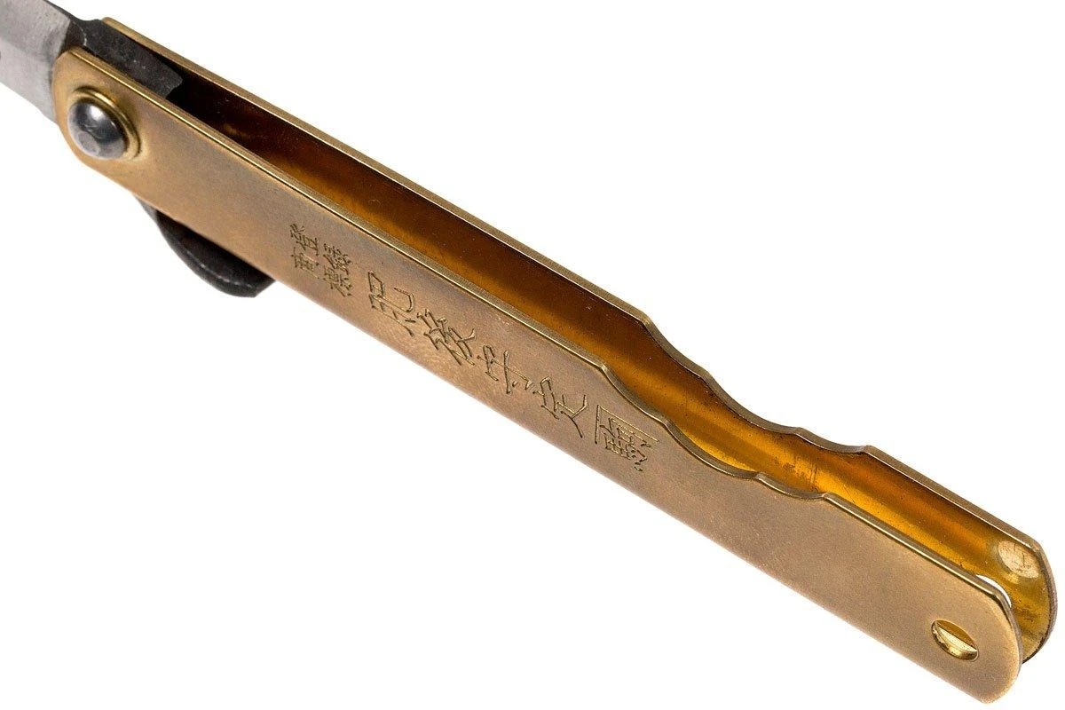 Higonokami Navaja 7 Cm HIGO09, Blue Paper Steel, Latón 7 Higonokami Navaja 7 Cm HIGO09, Blue Paper Steel, Latón - Imagen 5