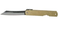 Higonokami Navaja 7,3 Cm HIGOC1B, Blue Paper Steel, Bronze Finished Steel