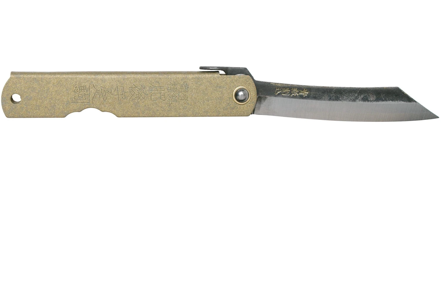 Higonokami Navaja 7,3 Cm HIGOC1B, Blue Paper Steel, Bronze Finished Steel 4 Higonokami Navaja 7,3 Cm HIGOC1B, Blue Paper Steel, Bronze Finished Steel - Imagen 2