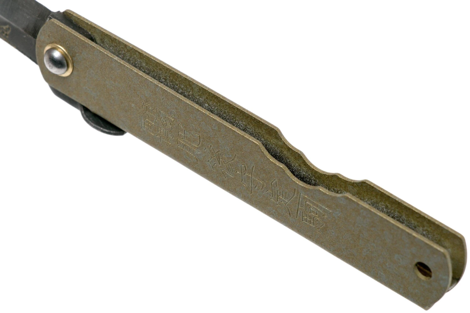 Higonokami Navaja 7,3 Cm HIGOC1B, Blue Paper Steel, Bronze Finished Steel 7 Higonokami Navaja 7,3 Cm HIGOC1B, Blue Paper Steel, Bronze Finished Steel - Imagen 5