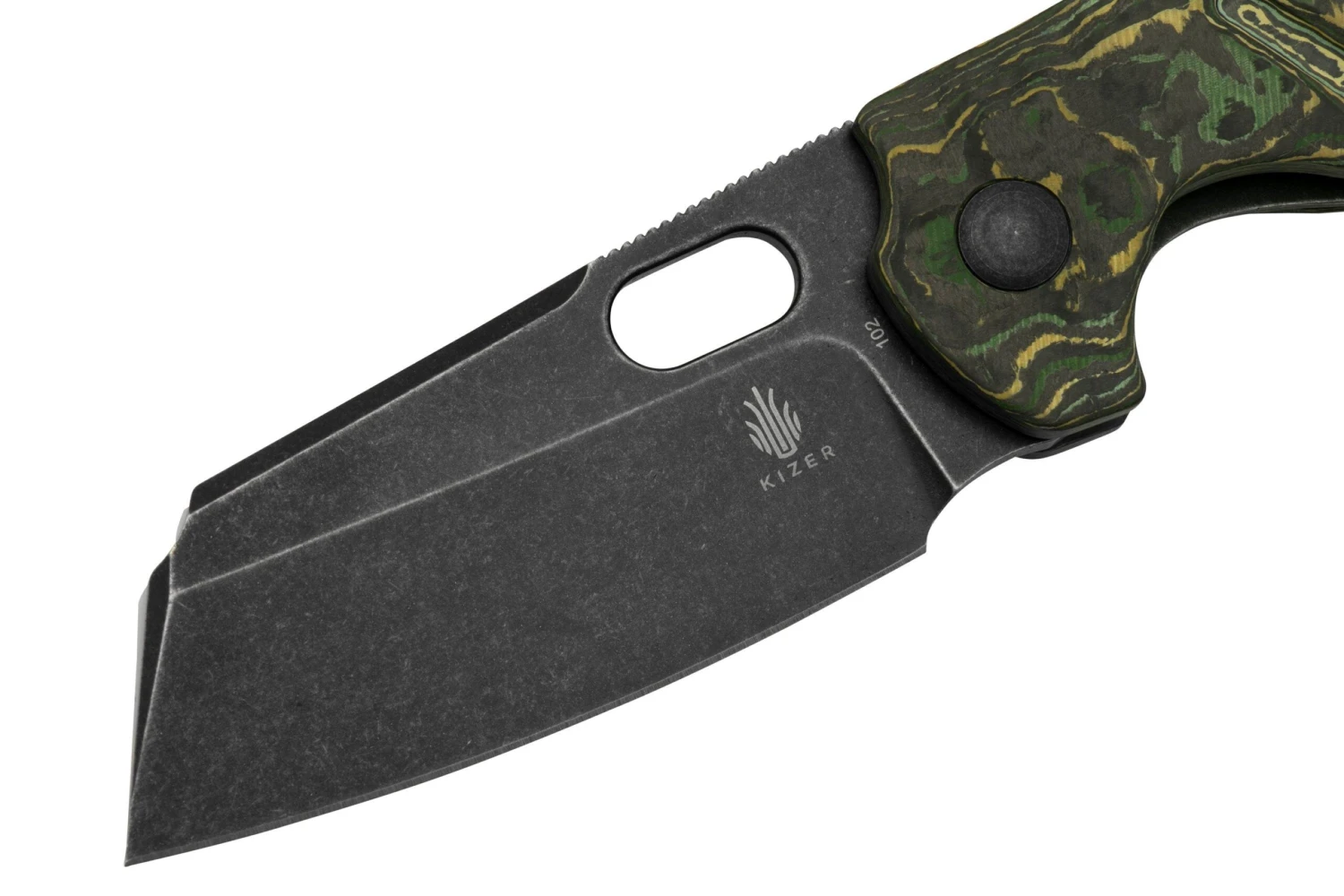 Kizer Mini Sheepdog C01C, KI3488A7, Fat Carbon Navaja, Diseño Chris Conaway 5 Kizer Mini Sheepdog C01C, KI3488A7, Fat Carbon Navaja, Diseño Chris Conaway - Imagen 3