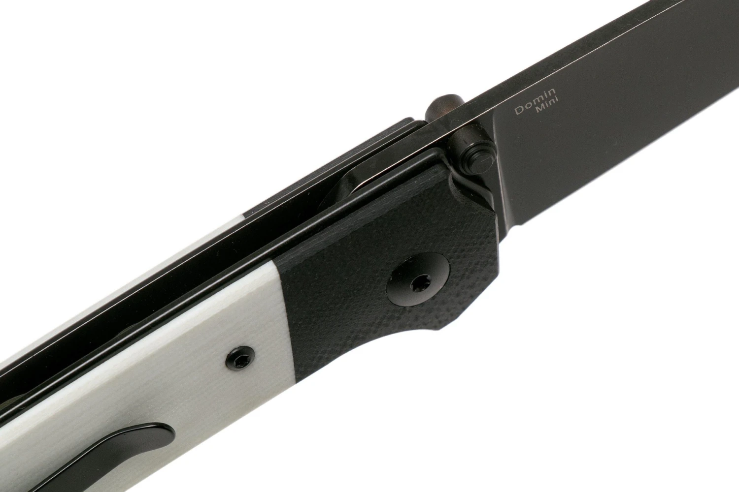 Kizer Vanguard Domin Mini V3516N6 Black & White G10 Navaja 8 Kizer Vanguard Domin Mini V3516N6 Black & White G10 Navaja - Imagen 6