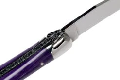 Forge Laguiole 129INTCVIOBRI 9cm, Violet Micarta, Navaja Laguiole -Victorinox Ventas LA129INTCVIOBRI 06 forge de laguiole