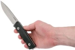 LionSteel B40 Black G10 B40-BK Cuchillo De Bushcraft -Victorinox Ventas LI B40 BK 06 lionsteel