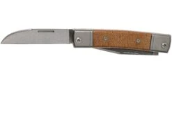 LionSteel BestMan BM13 CVN Natural Canvas Micarta Navaja Slipjoint -Victorinox Ventas LI BM13 CVN 03 lionsteel