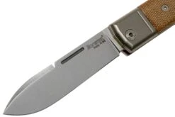 Lionsteel BestMan BM2 CVN Natural Canvas Micarta Navaja Slipjoint -Victorinox Ventas LI BM2 CVN 03 lionsteel