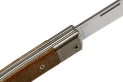 Lionsteel BestMan BM2 CVN Natural Canvas Micarta Navaja Slipjoint -Victorinox Ventas LI BM2 CVN 06 lionsteel