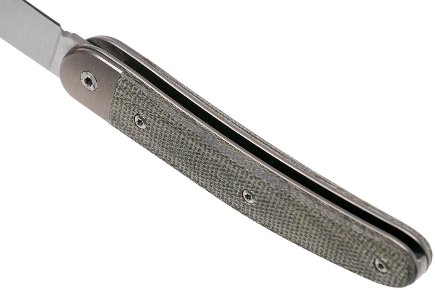 LionSteel Jack 1 Green Canvas Micarta JK1 CVG Navaja 7 LionSteel Jack 1 Green Canvas Micarta JK1 CVG Navaja - Imagen 5