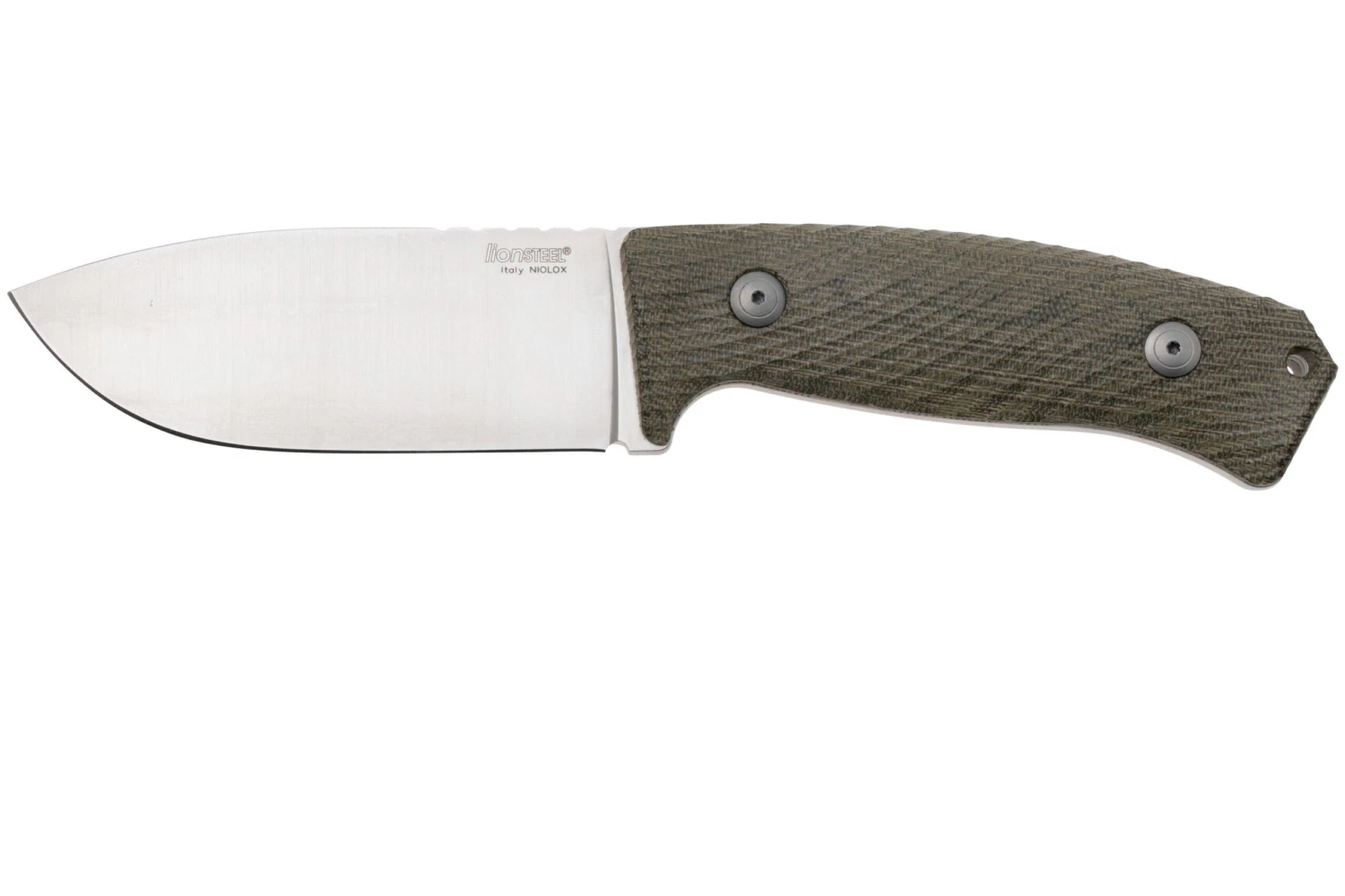 LionSteel M3 M3-CVG Green Canvas Micarta Cuchillo Fijo 3 LionSteel M3 M3-CVG Green Canvas Micarta Cuchillo Fijo
