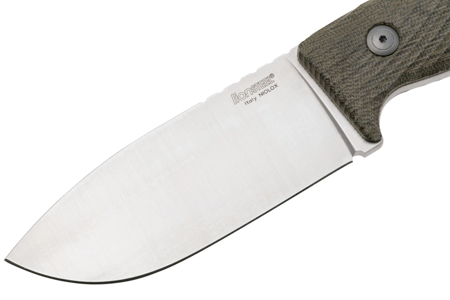 LionSteel M3 M3-CVG Green Canvas Micarta Cuchillo Fijo 5 LionSteel M3 M3-CVG Green Canvas Micarta Cuchillo Fijo - Imagen 3