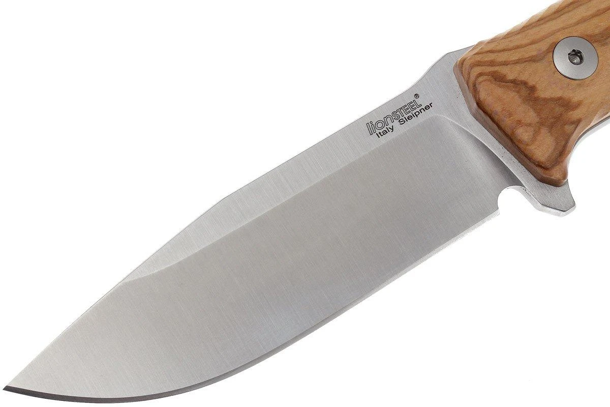 LionSteel M5-UL Sleipner Blade, Olivewood Handle 4 LionSteel M5-UL Sleipner Blade, Olivewood Handle - Imagen 2