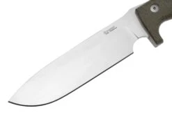 LionSteel M7 CVG Satin, Green Canvas Micarta Cuchillo Fijo, Molletta Design -Victorinox Ventas LI M7 CVG 03 lionsteel