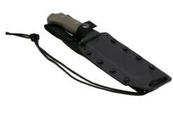 LionSteel M7 CVG Satin, Green Canvas Micarta Cuchillo Fijo, Molletta Design -Victorinox Ventas LI M7 CVG 06 lionsteel