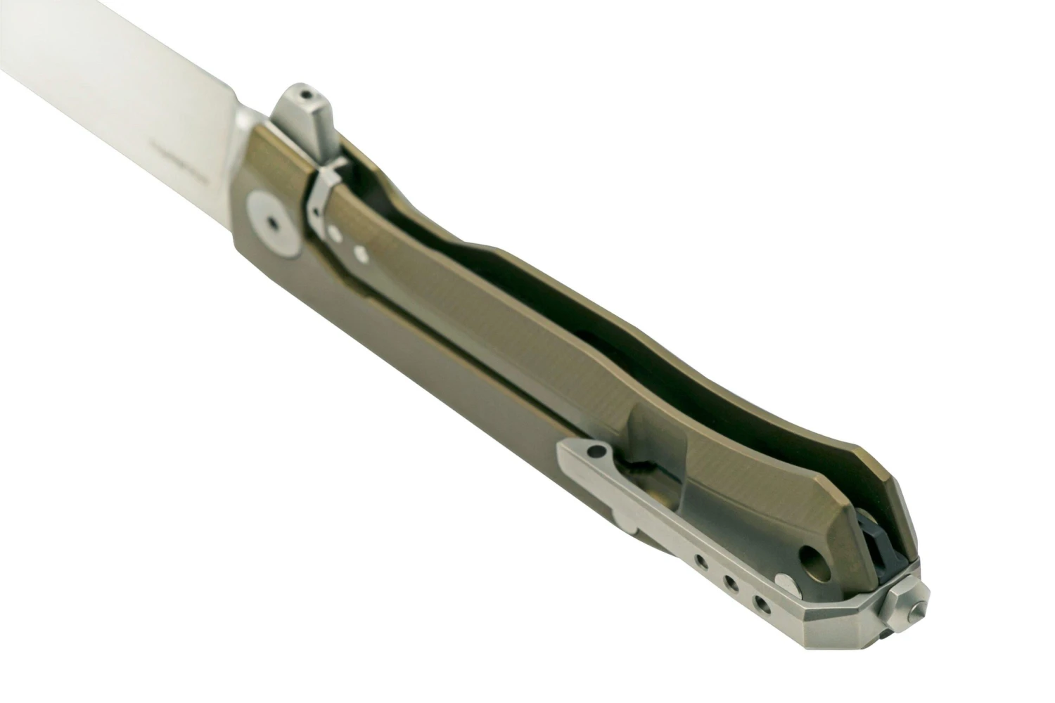 LionSteel Myto MT01A GS Green Aluminium, Satin Navaja, Diseño Molletta 6 LionSteel Myto MT01A GS Green Aluminium, Satin Navaja, Diseño Molletta - Imagen 4