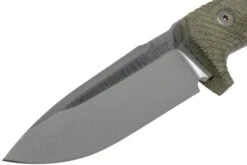 LionSteel T5-CVG Green Canvas Micarta Satin Cuchillo Fijo -Victorinox Ventas LI T5 CVG 03 lionsteel