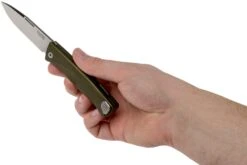 LionSteel Thrill Green Aluminum Integral Navaja Slipjoint -Victorinox Ventas LI TL A GS 09 lionsteel