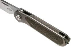 Liong Mah Zulu Green Canvas Micarta Navaja 16 Liong Mah Zulu Green Canvas Micarta Navaja -Victorinox Ventas LO ZU GCM 07 liong mah