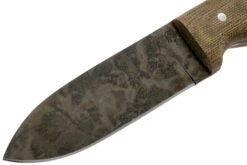 LT Wright Bushcrafter HC, 1075, Matte Green Micarta, Red Liners, Leather Sheath, Cuchillo Bushcraft -Victorinox Ventas LT BHC GM RL LS 03 lt wright