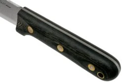 LT Wright Genesis Scandi Grind, A2, Matte Black Micarta, Leather Sheath, Cuchillo Bushcraft -Victorinox Ventas LT GEN SC BM LS 05 lt wright