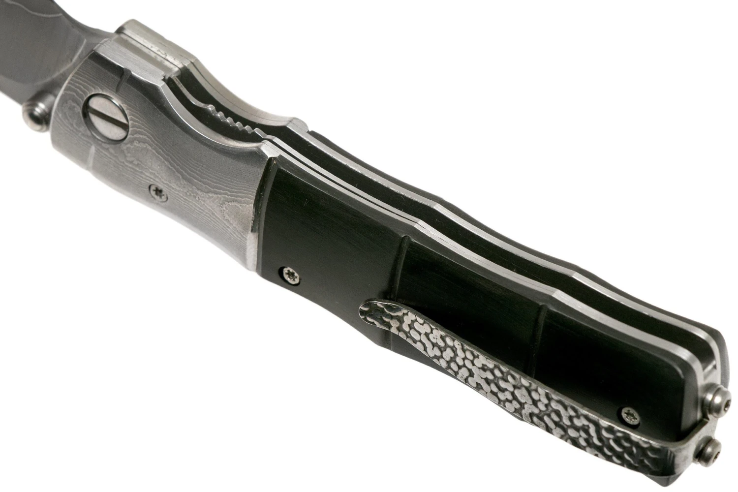 Mcusta MC-146G Shinra Mixture Bamboo, Black Pakkawood, Cuchillo De Caballero 7 Mcusta MC-146G Shinra Mixture Bamboo, Black Pakkawood, Cuchillo De Caballero - Imagen 5