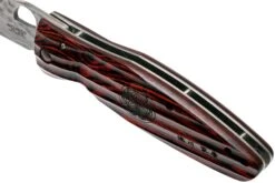 Mcusta MC-0183G Sengoku Tokugawa Leyasu SPG2, Red Pakkawood, Cuchillo De Caballero -Victorinox Ventas MC 0183G 07 mcusta